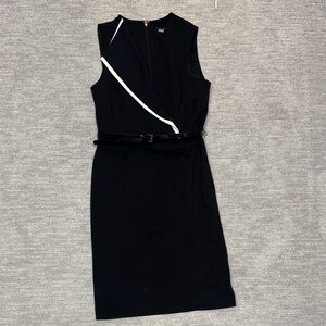 Tommy Hilfiger Black Dress with White Trim